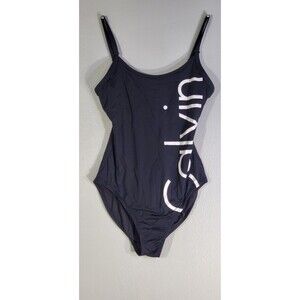 Calvin Klein One Piece Black Swimsuit Sz 6